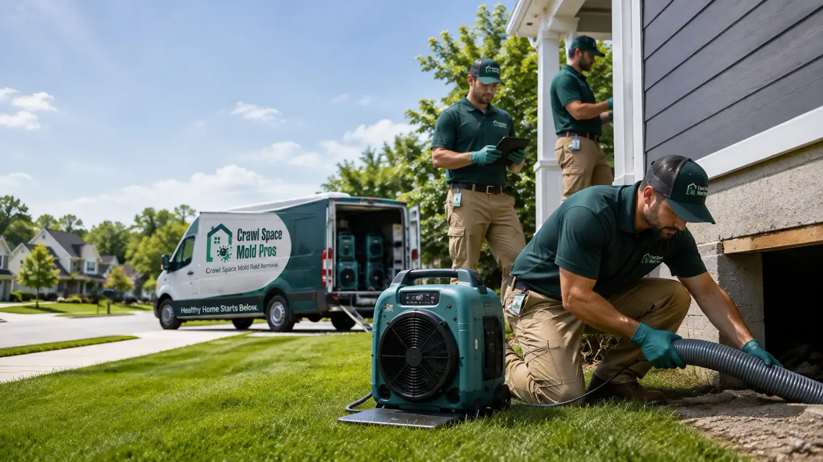 Crawl Space Mold Removal in Renfrew, PA